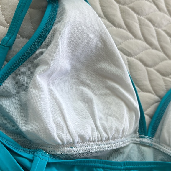 Tommy Bahama Turquoise One Piece Swimsuit - Picture 7 of 12